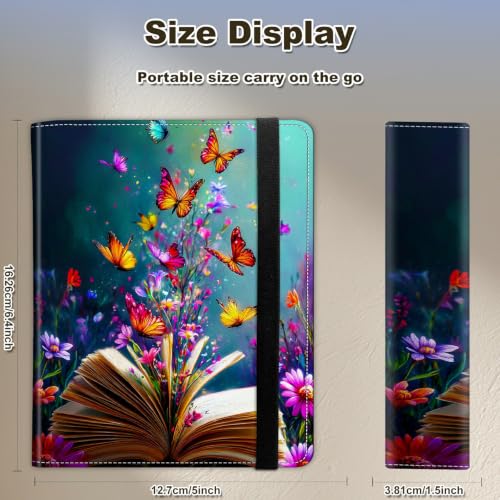 Image of Photo Album 4x6 120 Photos with Strong Elastic Band, Book Butterflies | Large Capacity Premium Leather Picture Album, Portable Wallet Albums Photo Book for Family Anniversaries Wedding Baby