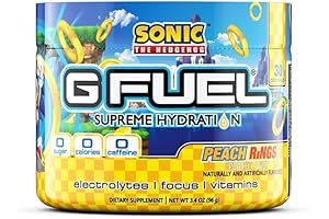 Sonic's Peach Rings Electrolytes Powder: The Perfect Sampler Pack for a Fruity Energy Boost
