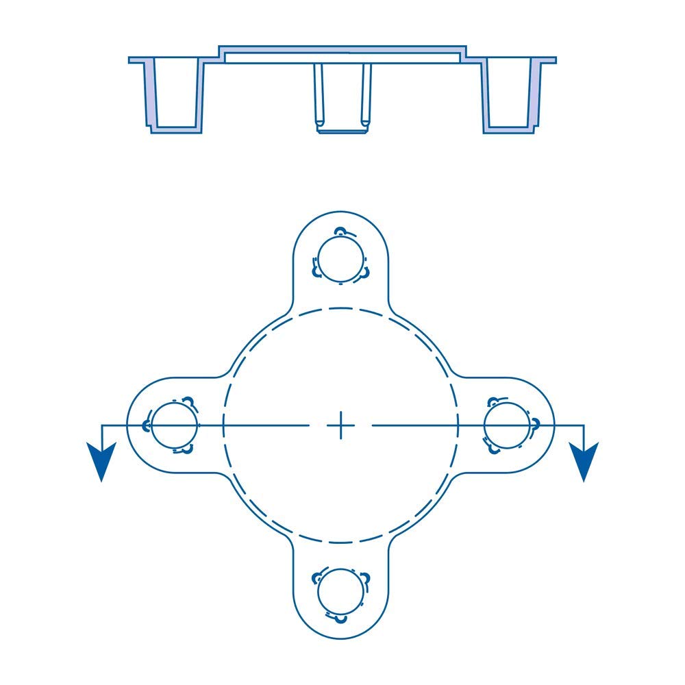 Bolt Hole Flange Protectors - Bolt Hole Flange Protector (To Fit Nominal Pipe Size: 4
