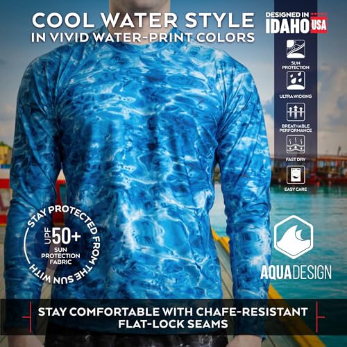 Mens Rash Guard Long Sleeve Water Shirt, Swimming Shirts for Men3