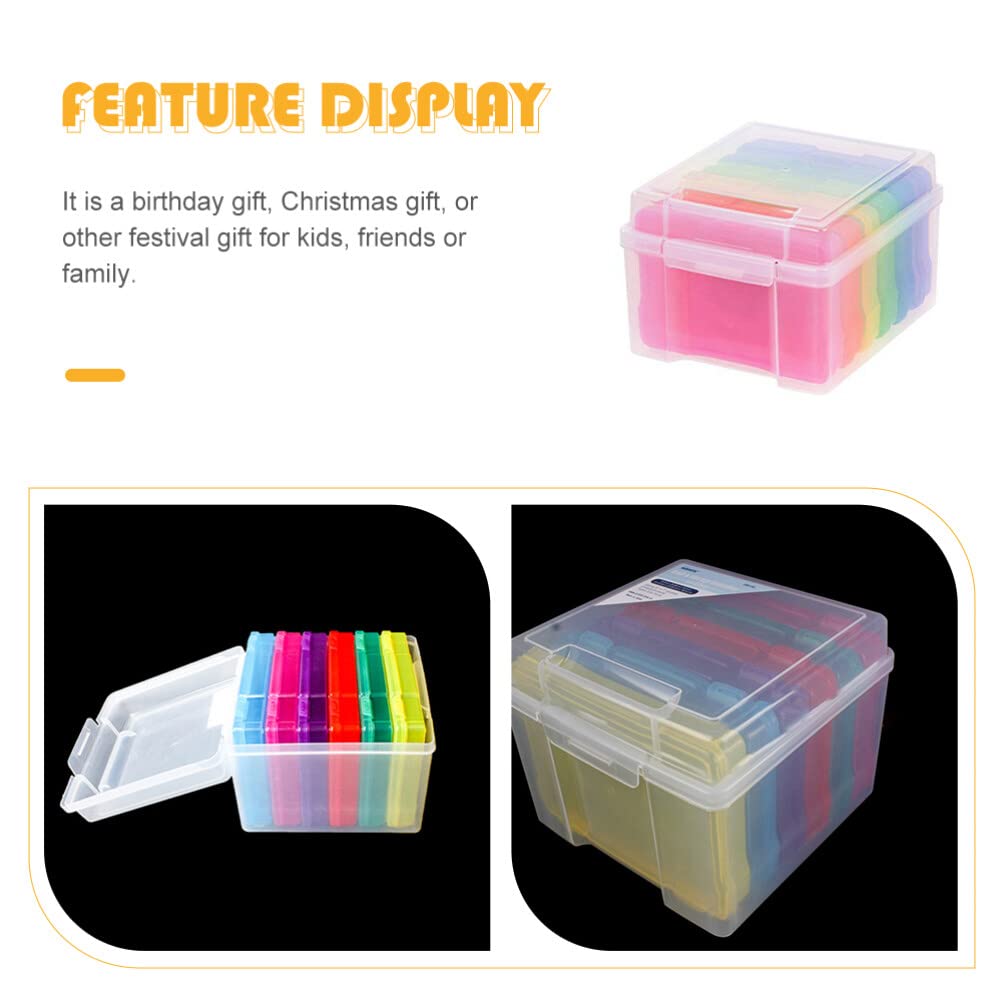 Organizer na kartki z życzeniami z 6 przegródkami, stylowe przechowywanie kartek świątecznych i urodzinowych, zdjęć, rękodzieła, scrapbookingu, naklejek, biletów, trwałe i funkcjonalne rozwiązanie