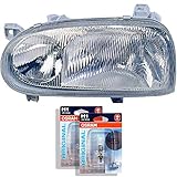 faros golf 3 gti Faro halógeno derecho. Faro derecho Golf III 3 tipo 1H, año de fabricación 91-97 H1+H1, incluye bombillas OSRAM.