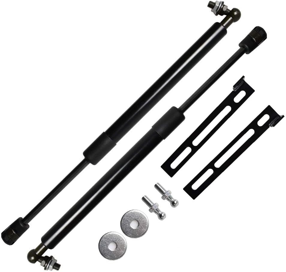 TSUBASA Lift Supports for Suzuki Jimny 3rd (JB23/JB33/JB43/JB53) 1998-2018 Front Bonnet Hood Modify Carbon Fiber Shock Dampers Spring Gas Struts Bar (2 PCS) (Normal Black)