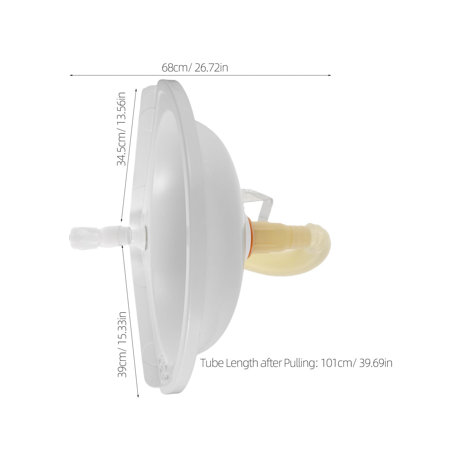 Cabilock Lavandino da bagno triangolare sospeso a parete con rubinetto, lavabo angolare in plastica, lavabo bianco a parete per uso domestico e sul balcone