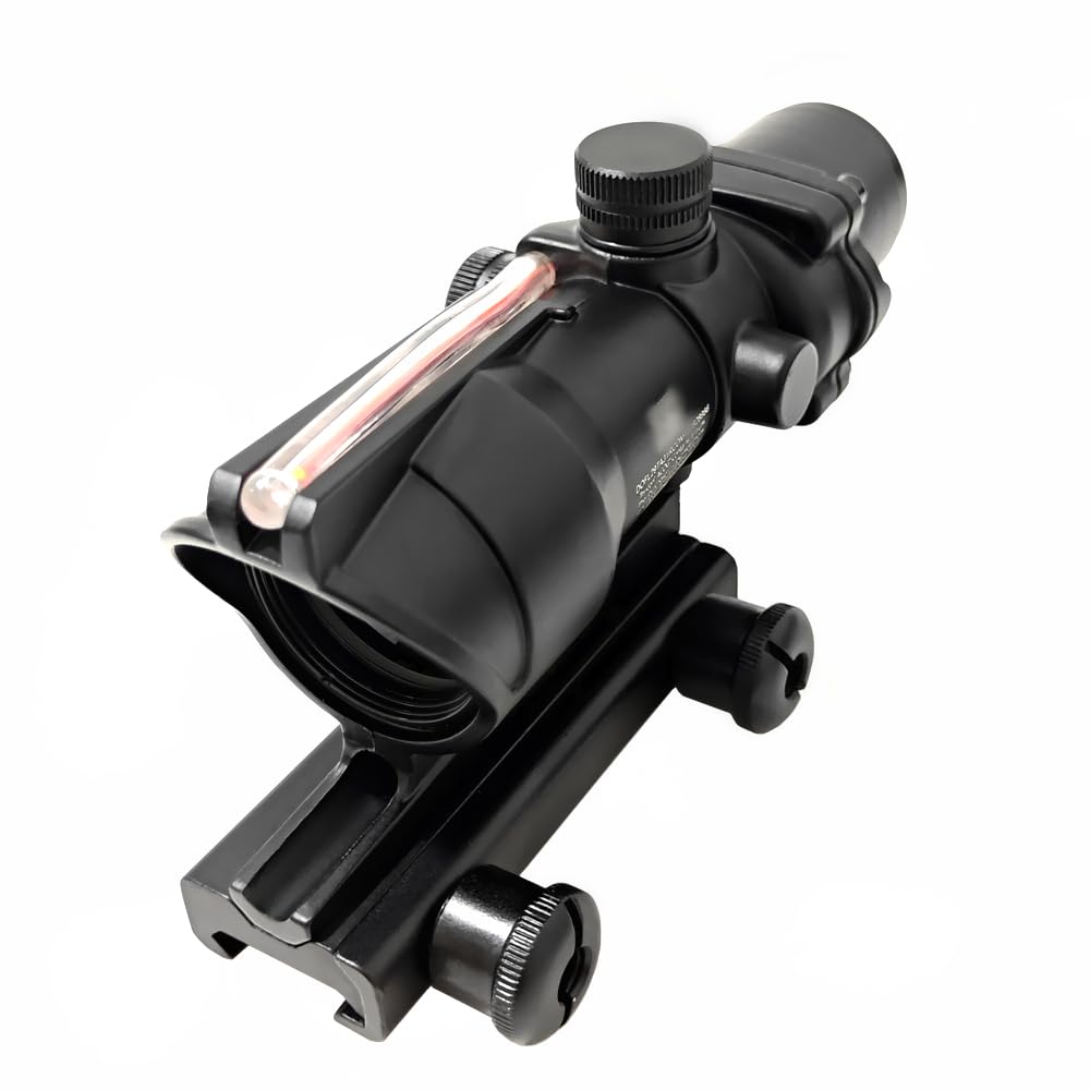 Hunting 4x32 Red/Green Fibre Chevron Retina Optic Scope Illumination Rifle Scope