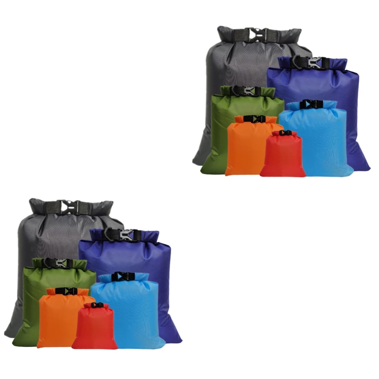 Toddmomy 12piezas Bolsas Impermeables para Actividades Al Aire Multiusos para Kayak Rafting y Camping Diseño Sellado y Resistente Al Agua para Proteger Equipos Humedad