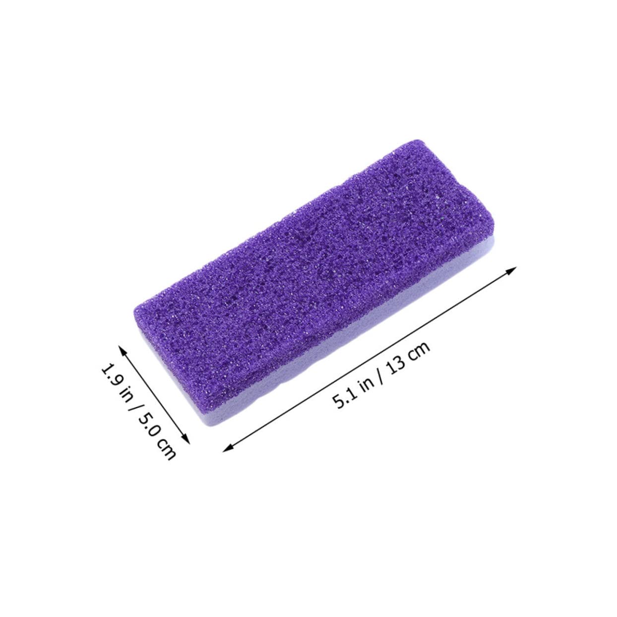 Healeved 5pcs Double-Sided Foot Pumice Stone Foot Scraper Remover for Foot Care