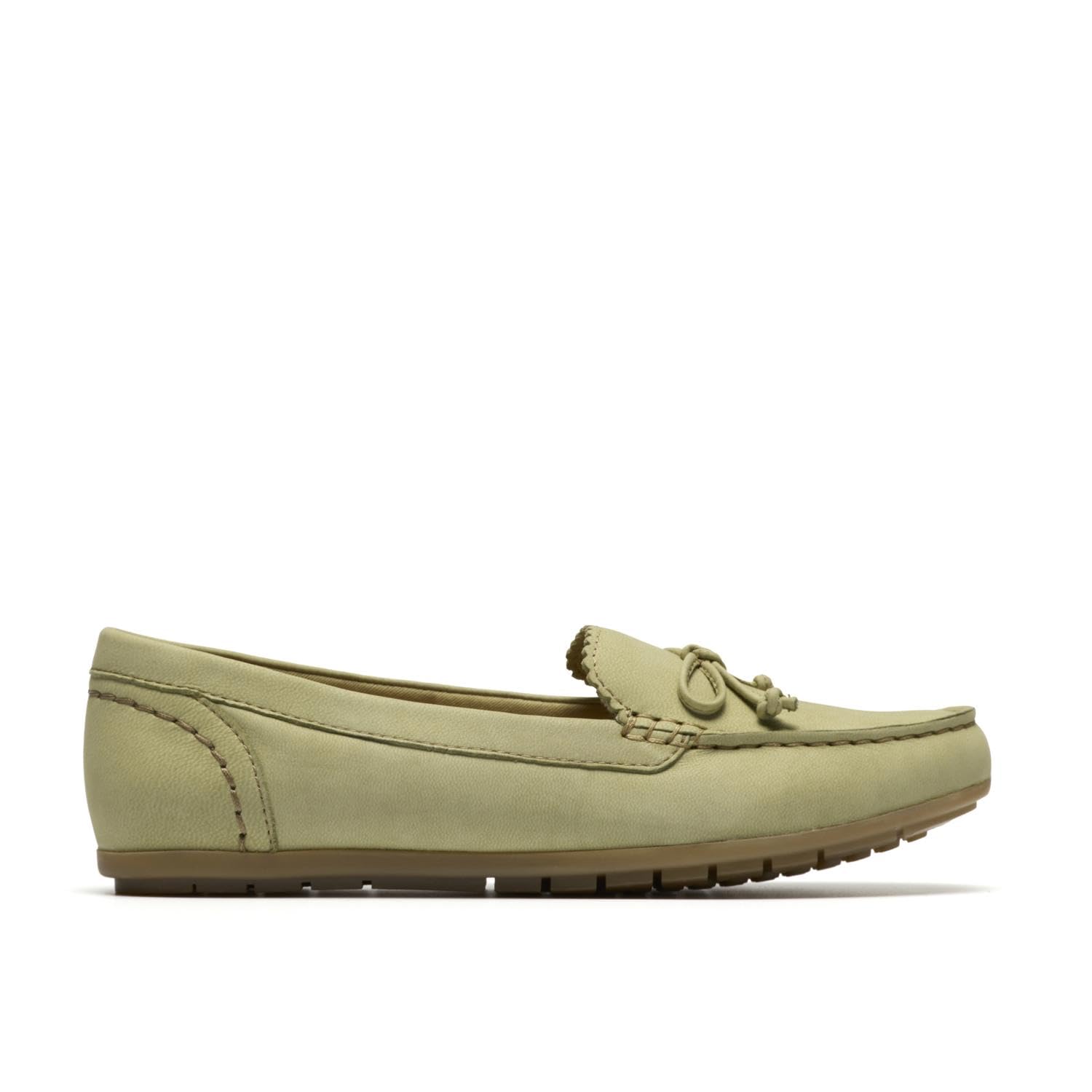 Clarks Elliotte Sail Womens Sage Nubuck, 3.5
