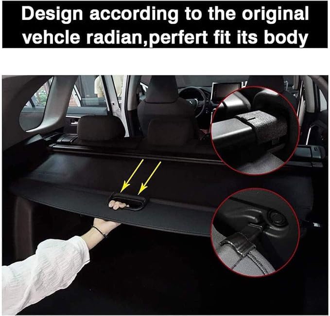 Coche Maletero Cubierta De Carga RetráCtil para BMW 2 Series Gran Tourer (F46) 2015-2018 Estantería Trasera retráctil Trasero Trunk Estante Almacenamiento