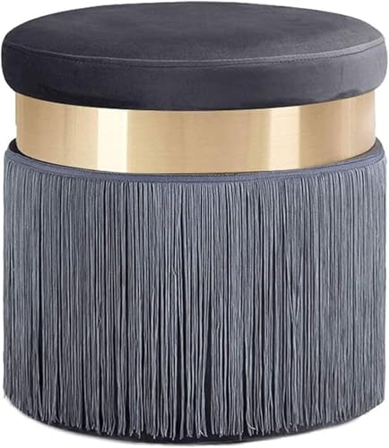 LWJSOCP Versatile Fabric Footstool Ottoman with Hidden Sto Slish Shoe Bench and Sofa Stool for Living Room Bedroom Entryway - Multifunctal Seating Solut