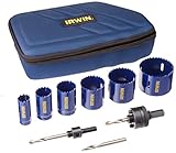 Irwin Industrial Tools 3073003 Electricians Hole Saw Kit, 9-Piece