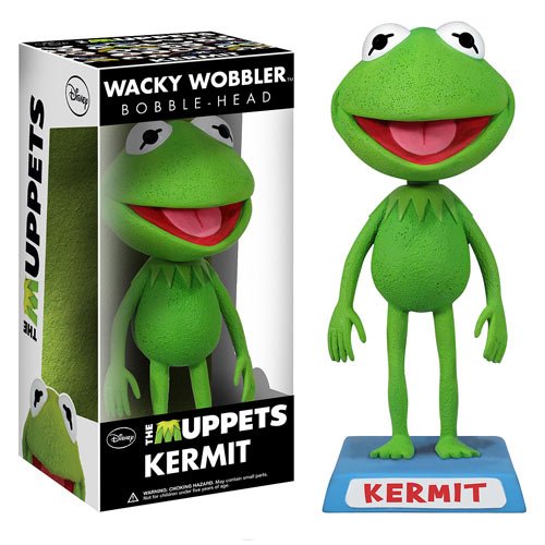 The Muppets Kermit the Frog Wacky Wobbler Bobblehead : Amazon.sg: Toys