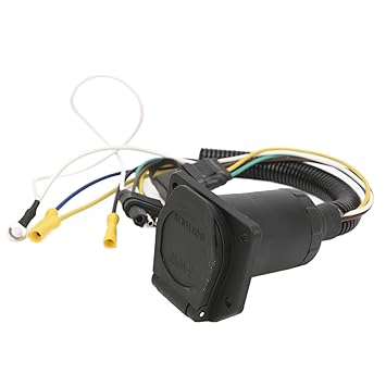 Trailer Plug Converter Adapter, Stable Reliable Trailer Plug Converter for Trunk for RV for Car