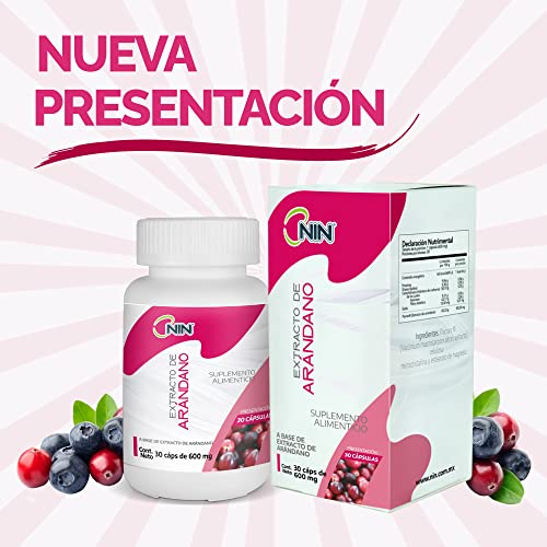 Vitamínicos, gnc arandano Marca NIN NUTRIMENTOS INTELIGENTES (3)