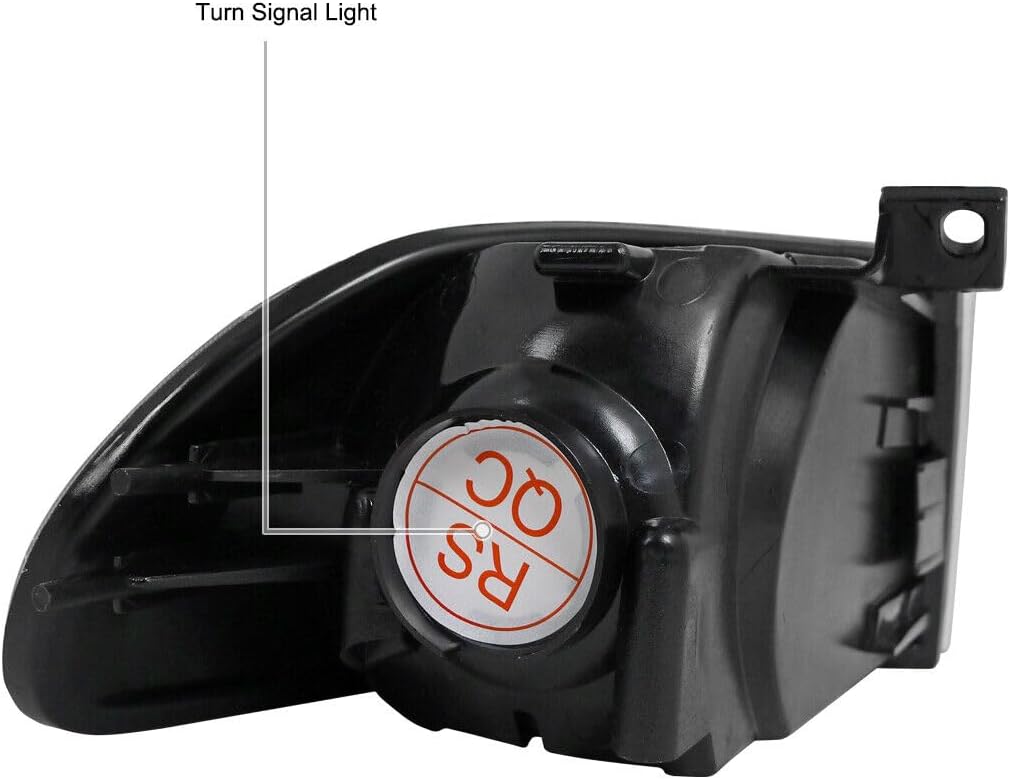 Smoke Amber Corner Lights EG 4Dr Signal Heavy Duty ABS Plastic Housing/Polycarbonate Lens Left Right Front HO2551108 HO2550108 33350SR4A02 33300SR4A02
