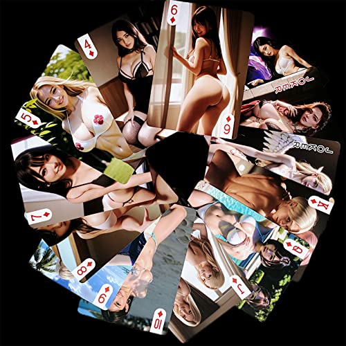 Naipes de póker Hentai Anime con 54 cartas únicas miniatura 5
