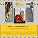 Mighty Line UltraLine Solid Floor Marking Tape for Safety, Caution, Warning, Heavy-Duty, Peel and Stick Adhesive, Beveled Edge Design, Industrial Quality, 2 Inch, 100' Roll, White