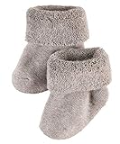 FALKE Unisex Baby eerste katoen, dun, eenkleurig, 1 paar Socken, Grau (Light Grey 3400), 0 Monate EU