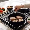 All-Clad Cast Iron Braiser Pan, 4 Qt Enameled Cast Iron Casserole Pan with Lid, Grill, Oven Safe up to 650F, Compatible with All Stovetops (Gas, Electric & Induction), Easy-Clean, Cookware, Black #2
