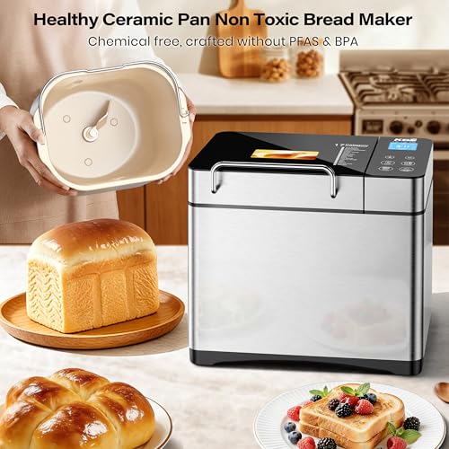 Digital Bread Maker with Gluten-Free Setting