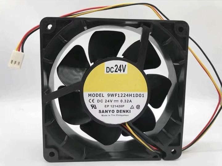 Ventilador 12038 9WF1224H1D01 24V para inversores y refrigeración de armarios eléctricos de 120mm