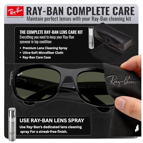 Image of Ray-Ban RB2289 MEGA BALORAMA Square-Round Shaped Sunglasses for Men & Women with Official RAYBAN Eyewear Kit