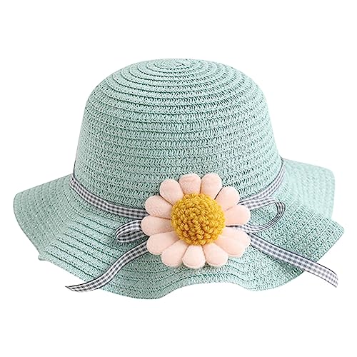 Children's Girls 𝐒traw Hat Summer Bow Sun Hat Hat Braided Hat Beach Hat Sun Hat Girls Flower Cute Hats