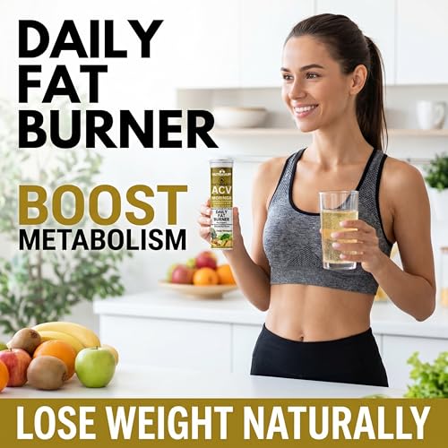 Image of Nutrasium ACV Moringa Metabolism Plus | Apple Cider Vinegar Effervescent Tablet | For Supports Weight Loss, Control Cravings, Convert Fat Into Energy, Boost Energy & Immunity | 90 Tablets Pineapple
