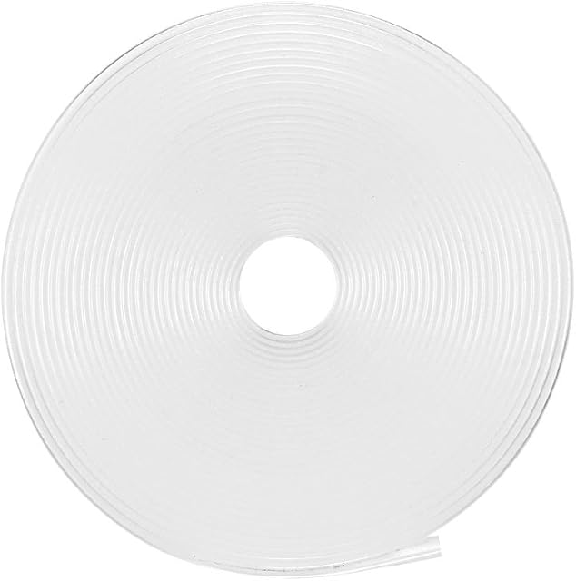 sourcing map Heat Shrink Tubing 15mm Dia 5m Length 25mm Flat Width 2:1 Heat Shrink Wrap Cable Sleeve Tube Clear