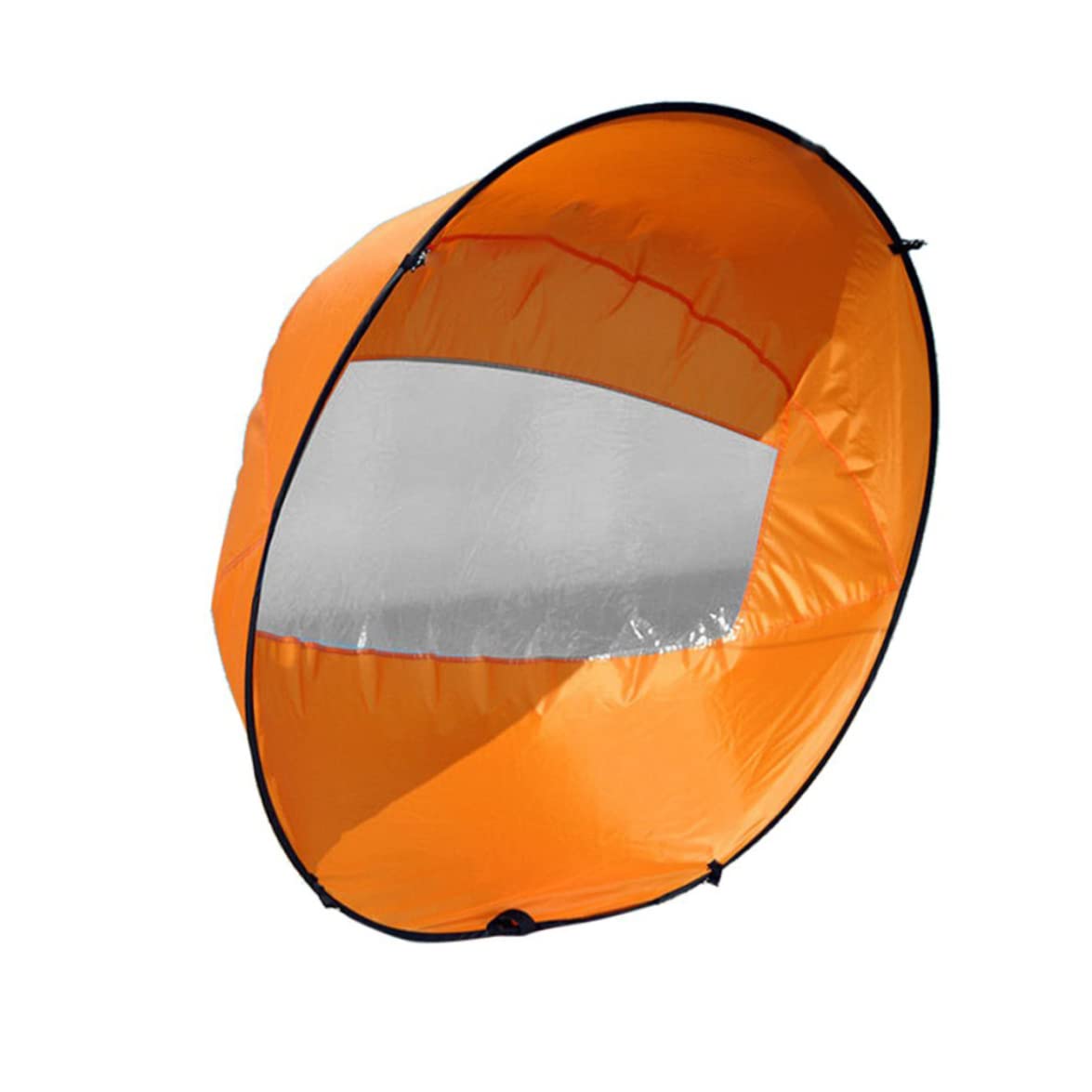 Kajak Windsegel faltbar Kajak Windpaddel tragbares Abgassegel mit klarem Fenster für aufblasbare Bootsbehörden, Pool, Pool, Pool
