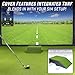 GoSports Golf Simulator Projector Cover with Turf - Floor Mounted Enclosure for LED Projectors