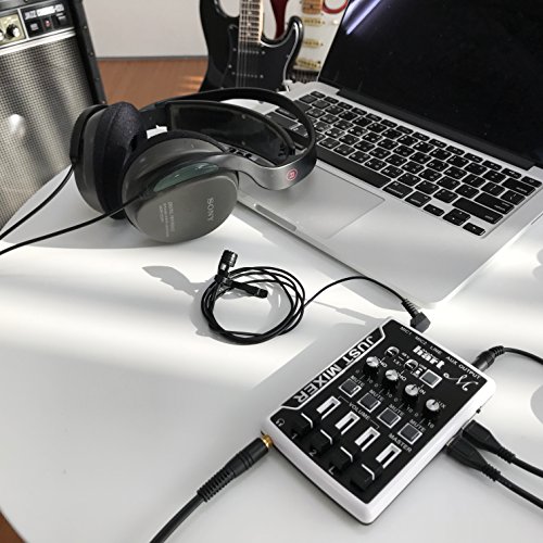 Maker Hart Just Mixer M - Mini DJ Mischpult für Mikrofon mit Vorverstärker für Phantomspeisung, USB Mixer mit USB Audio… - Image 4