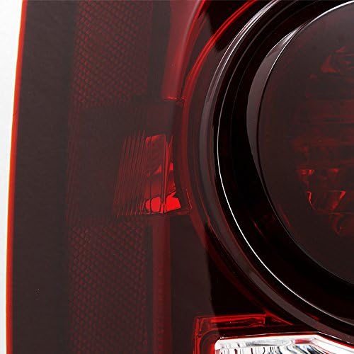 AKKON - For Dodge Charger 4Dr Sedan Dark Red Tail Lights Brake Lamps Driver and Passenger Replacement
