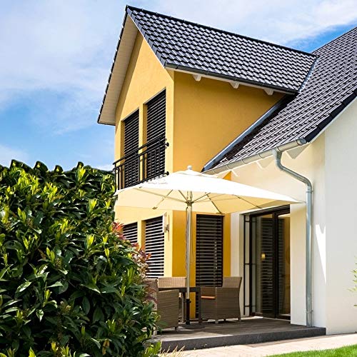ECD Germany balkon francuski 225 x 90 cm - z 16 pretami wypelniajacymi - czarny - matowy i chropowaty - wykonany ze stali malowanej proszkowo - balustrady balkonowe balustrady balustrady kraty okienne