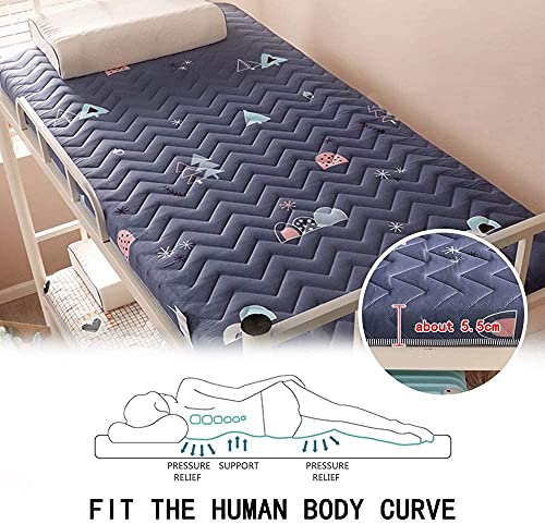 Tatami matras pad opvouwbaar, zacht en dik tatami slaapmat, draagbare slaapzaal slaapmat matras voor alle seizoenen,2,90… - Image 4