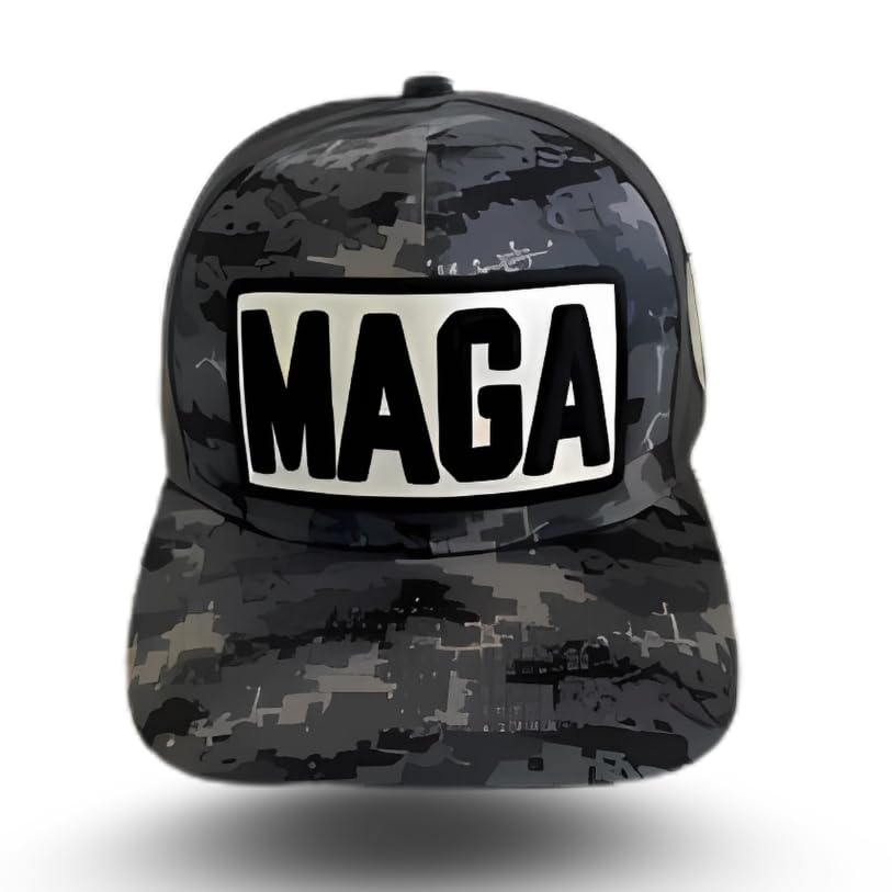 Maga Black camo with White Logo