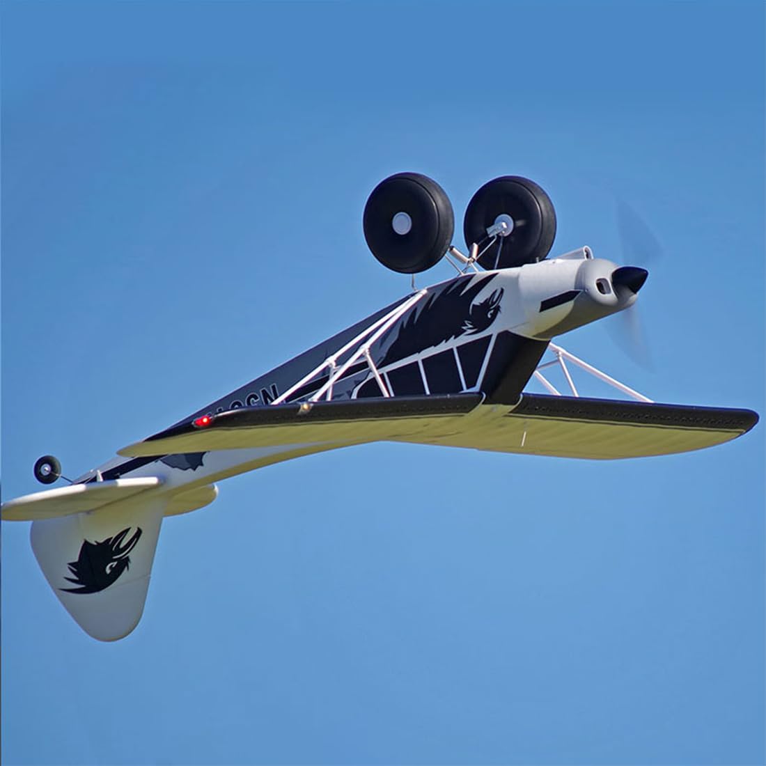 1700mm Avión RC Avión de Gran STOL Bush en Estilo Carbon Cub para Profesionales Adultos con Neumáticos de Tundra de 6.25 Pulgadas, Amortiguadores CNC, Iluminación LED, Modelo EPP (PNP)