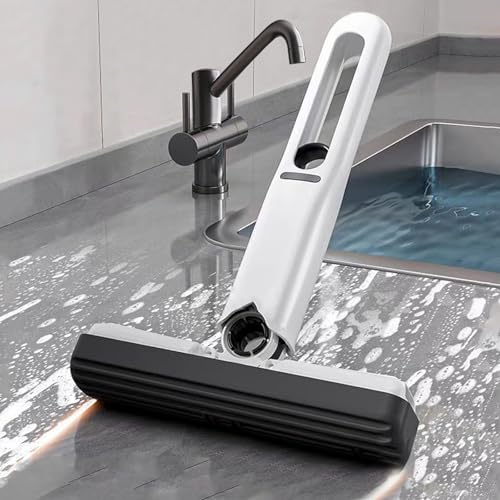 1 Mini Fregona Portátil, Modo De Limpieza De Uso Húmedo Y Seco, Mini Fregona De Esponja Autoexprimible, Para Escritorio, Vidrio, Baño, Cocina, Coche