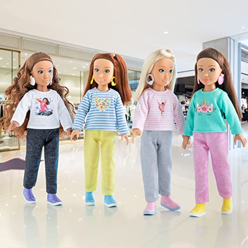 Set Muñeca Fashion Luna con 6 Accesorios para Niñas miniatura 7