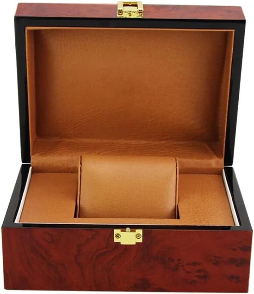 腕時計ディスプレイボックスオーガナイザー木製ショーケース男性女性