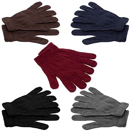 Moda West 72-Pack Gloves, Scarves, And Beanies - Wholesale Unisex Winter Accessories - Bulk 24 Glove Pairs, 24 Scarves, 24 Beanies #TOP1