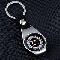 JUXINE Kompass Wegweiser-Schlüsselanhänger aus Aluminium – Wasserdichter Taschenkompass für Outdoor, Camping & Abenteuer - Original