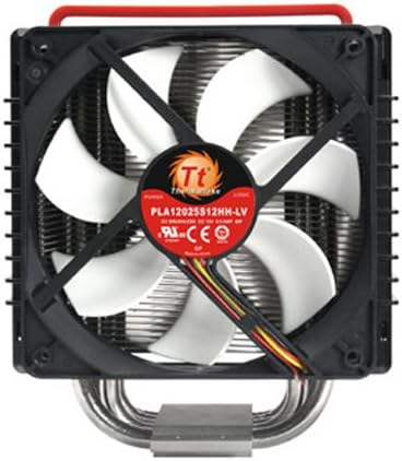 Bottom view of Thermaltake Frio OCK CPU Cooler showing fan label