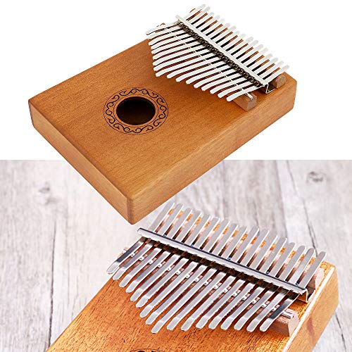 Kalimba 17 clés Touche Pouce Piano Professionnel,Doigt Instrument Musique en bois noyer massif Haute Qualité (bois) - Les Beatles, Paul McCartney, John Lennon, RIngo Starr, George Harrison Kalimba 17 clés Touche Pouce Piano Professionnel,Doigt Instrument Musique en bois noyer massif Haute Qualité (bois) – Image 5
