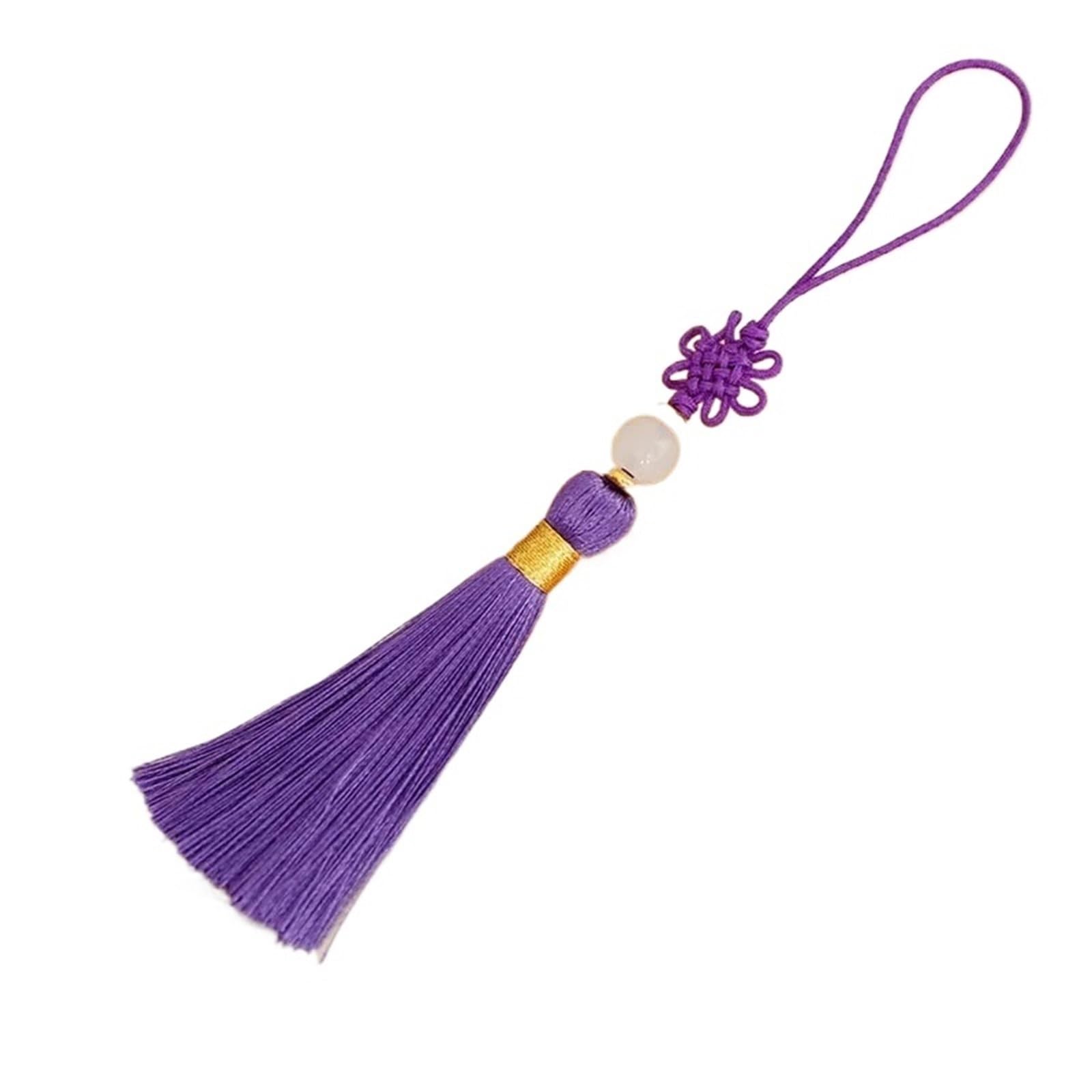 Borlas marcapáginas de seda artesanales en pack de 2 a 10 unidades para bisutería DIY