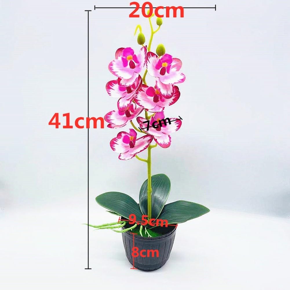 Orquídea artificial Phalaenopsis impresa en 3D para decoración de jardín nórdico