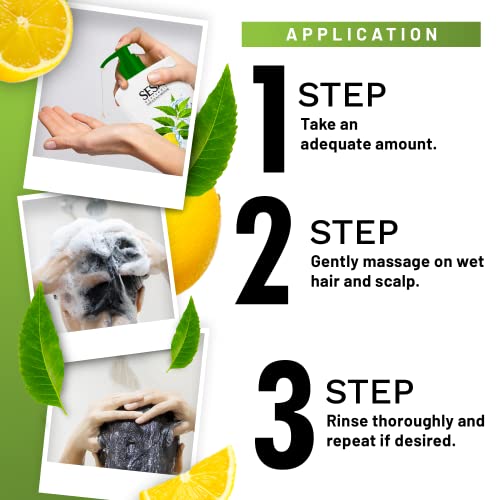 SESA Ayurvedic Anti Dandruff Shampoo 500ml | Neem + Lemon | Helps Reduce Hairfall | Controls Dandruff - Image 7