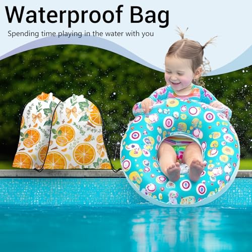 Image of Orange Fruit Gymnastics Grip Bags Adjustable Gym Storage Pouch for Gymnasts Dancer Holding