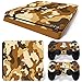 TAOSENG Camouflage for PS4 Slim Skin Sticker for Console and Controllers for PS4 Slim Gamepad Controller Sticker Decal