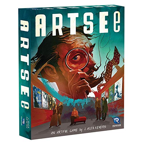 Renegade Game Studios Artsee, Card Playing Game, 2-5 Players, Light Strategy Game, Drafting Cards & Building Out Art Gallery, Welcoming Visitors & Trying to Give Best View Possible, Ages 12 and Up